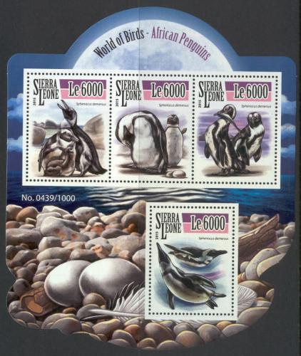 Poštovní známky Sierra Leone 2015 Tuèòák brýlový Mi# 6528-31 Kat 11€