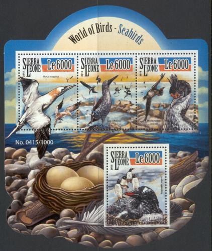 Poštovní známky Sierra Leone 2015 Moøští ptáci Mi# 6560-63 Kat 11€