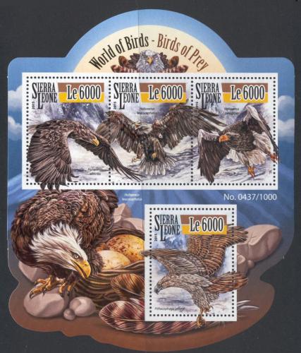 Poštovní známky Sierra Leone 2015 Dravci Mi# 6580-83 Kat 11€