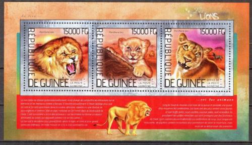 Poštovní známky Guinea 2014 Lvi Mi# 10387-89 Kat 18€