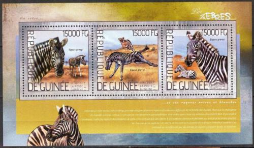 Poštovní známky Guinea 2014 Zebry Mi# 10363-65 Kat 18€