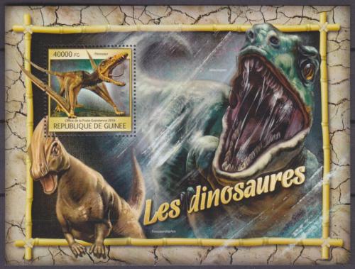 Poštovní známka Guinea 2016 Dinosauøi Mi# Block 2655 Kat 16€
