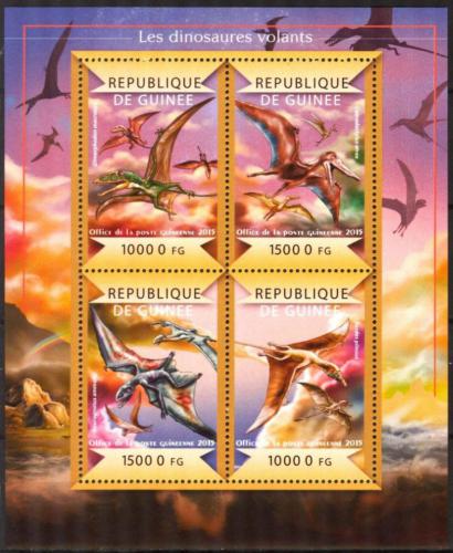Poštovní známky Guinea 2015 Létající dinosauøi Mi# 10922-25 Kat 20€