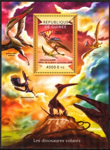 Poštovní známka Guinea 2015 Létající dinosauøi Mi# Block 2480 Kat 16€