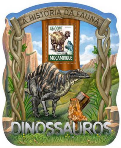 Poštovní známka Mosambik 2015 Dinosauøi Mi# 7875 Block