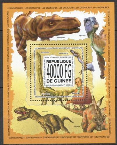 Poštovní známka Guinea 2013 Dinosauøi Mi# Block 2294 Kat 16€