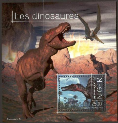 Poštovní známka Niger 2013 Dinosauøi Mi# Block 251 Kat 10€