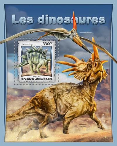Poštovní známka SAR 2017 Dinosauøi Mi# Block 1565 Kat 15€