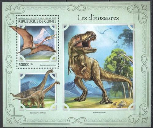 Poštovní známka Guinea 2017 Dinosauøi Mi# Block 2733 Kat 20€