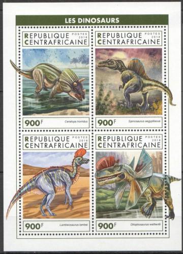 Poštovní známky SAR 2018 Dinosauøi Mi# 8329-32 Kat 16€