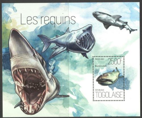 Poštovní známka Togo 2013 Žraloci Mi# Mi# Block 903 Kat 10€