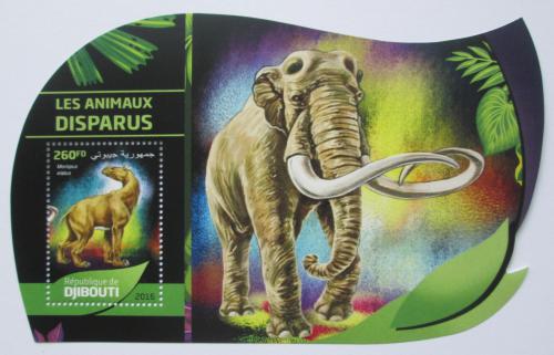 Poštovní známka Džibutsko 2016 Vyhynulá fauna Mi# 1280 Block
