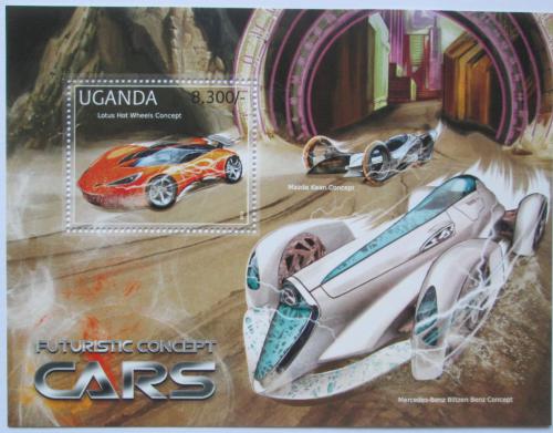 Poštovní známka Uganda 2012 Koncepty automobilù Mi# Block 393 Kat 8€