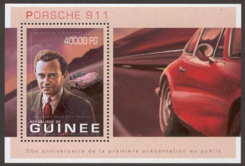 Poštovní známka Guinea 2013 Porsche 911 Mi# Block 2252 Kat 16€