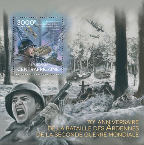 Poštovní známka SAR 2014 Bitva v Ardenách, 70. výroèí Mi# Block 1181 Kat 14€