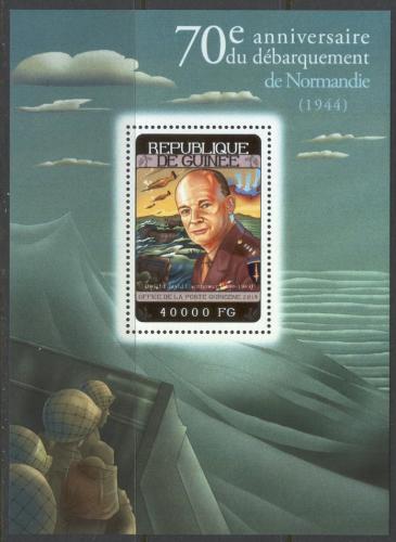 Poštovní známka Guinea 2014 Vylodìní v Normandii Mi# Block 2386 Kat 16€