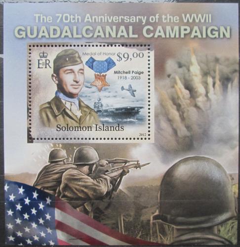 Poštovní známka Šalamounovy ostrovy 2012 Bitva o Guadalcanal Mi# 1528 Block