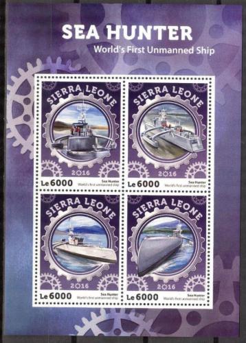 Poštovní známky Sierra Leone 2016 Ponorky Mi# 7118-21 Kat 11€