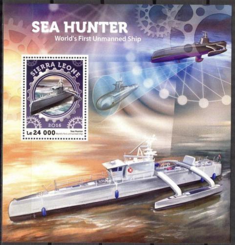 Poštovní známka Sierra Leone 2016 Ponorky Mi# Block 956 Kat 11€
