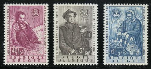 Poštovní známky Belgie 1960 Rok uprchlíkù Mi# 1182-84