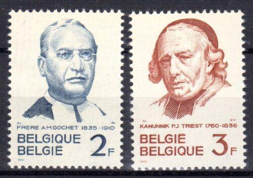 Poštovní známky Belgie 1962 Osobnosti Mi# 1274-75