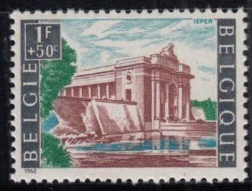 Poštovní známka Belgie 1962 Britský váleèný památník v Ypernu Mi# 1299