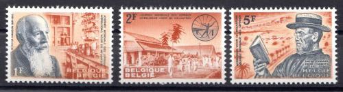 Poštovní známky Belgie 1964 Boj proti malomocenství Mi# 1338-40