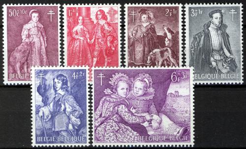 Poštovní známky Belgie 1964 Umìní Mi# 1367-72