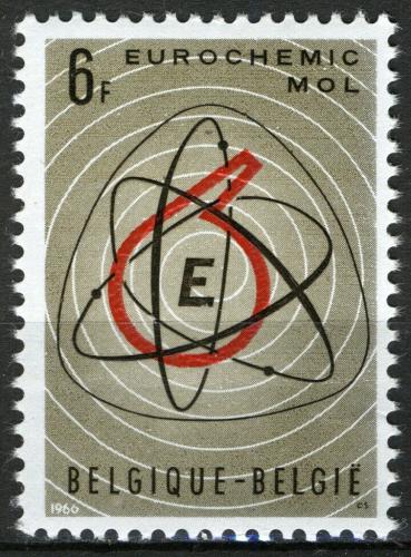 Poštovní známka Belgie 1966 Molekula Mi# 1438