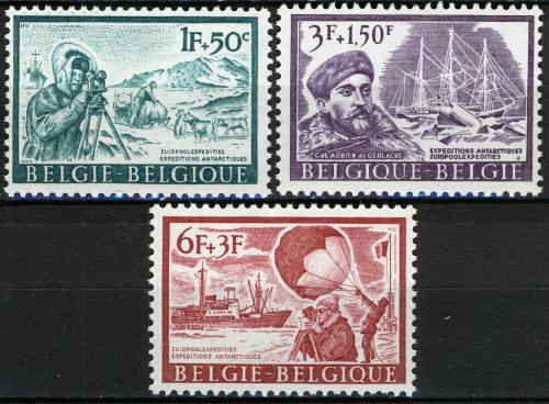 Poštovní známky Belgie 1966 Expedice na Antarktidu Mi# 1448-50