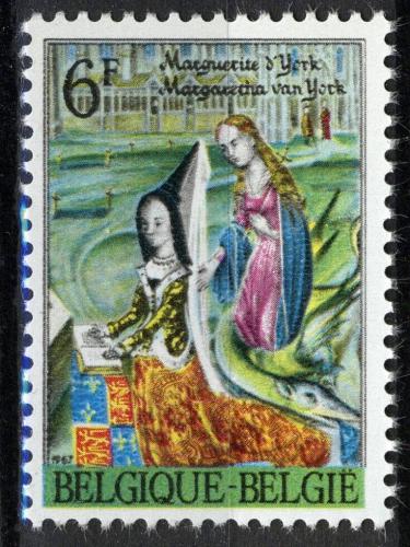 Poštovní známka Belgie 1967 Markéta z Yorku Mi# 1491