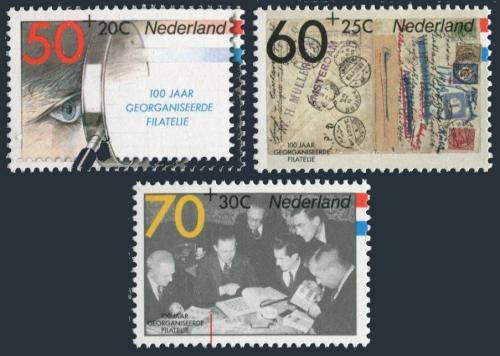 Poštovní známky Nizozemí 1984 Výstava známek FILACENTO Mi# 1253-55