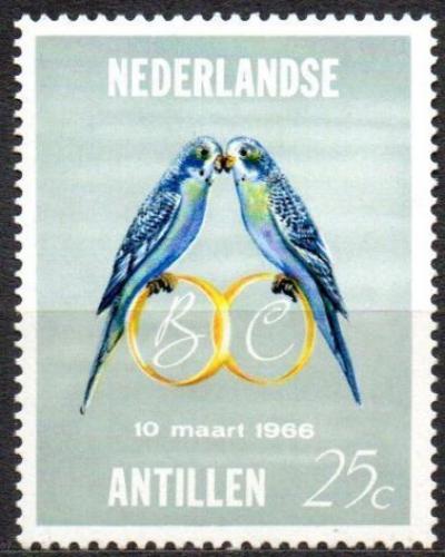 Potovn znmka Nizozemsk Antily 1966 Andulky Mi# 164 