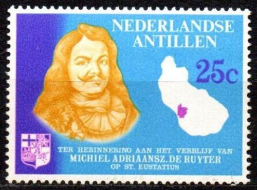 Potovn znmka Nizozemsk Antily 1966 Admirl Ruyter Mi# 165 - zvtit obrzek