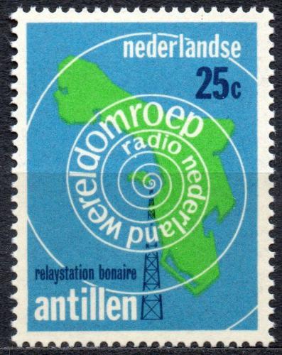 Potovn znmka Nizozemsk Antily 1969 Nizozemsk rdio Mi# 201