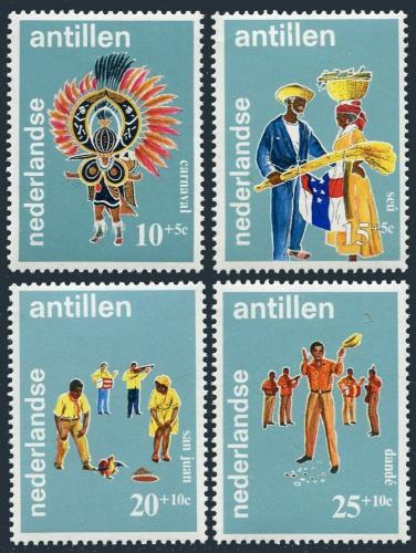 Potovn znmky Nizozemsk Antily 1969 Festivaly a slavnosti Mi# 204-07