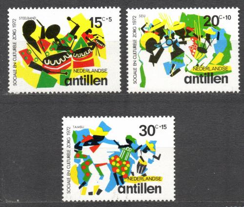Potovn znmky Nizozemsk Antily 1972 Svtky a oslavy Mi# 246-48