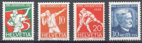 Poštovní známky Švýcarsko 1932 Sport, Pro Juventute Mi# 262-65 Kat 12€