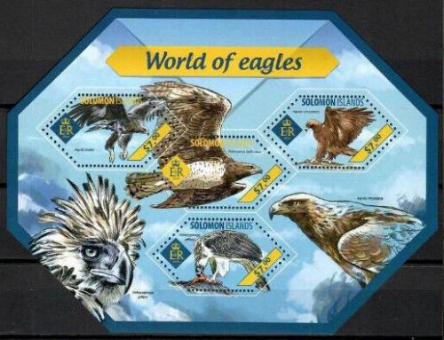 Poštovní známky Šalamounovy ostrovy 2014 Orli Mi# 2627-30 Kat 9.50€