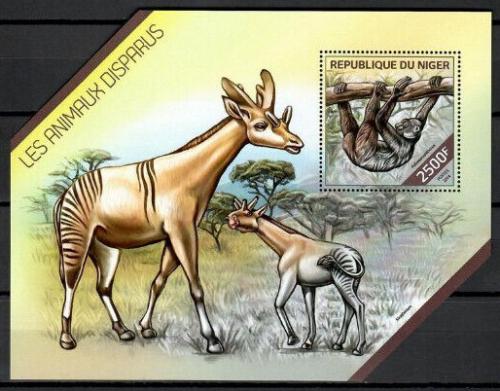 Poštovní známka Niger 2014 Vyhynulá fauna Mi# Block 304 Kat 10€