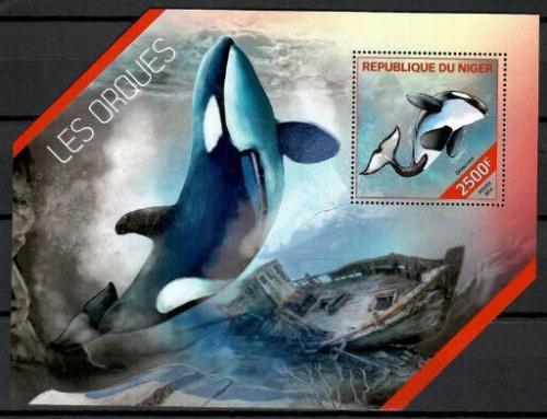 Poštovní známka Niger 2014 Kosatky Mi# Block 316 Kat 10€
