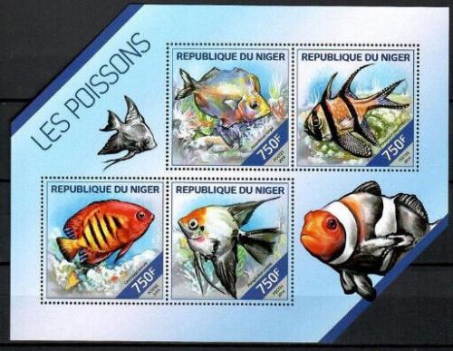 Poštovní známky Niger 2014 Ryby Mi# 2780-83 Kat 12€