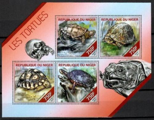 Poštovní známky Niger 2014 Želvy Mi# 2790-93 Kat 12€