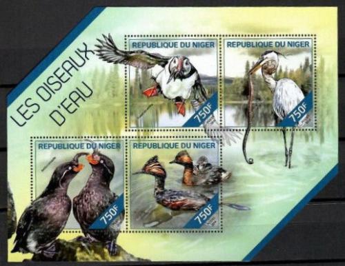 Poštovní známky Niger 2014 Vodní ptáci Mi# 2795-98 Kat 12€