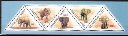 Poštovní známky Guinea 2011 Sloni Mi# 8686-90 Kat 20€