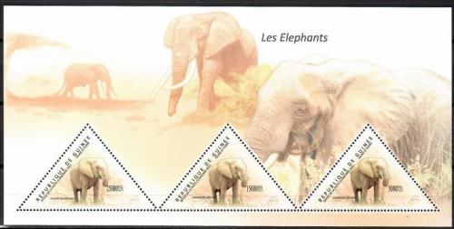 Poštovní známky Guinea 2011 Sloni Mi# Block 1999 Kat 18€