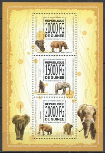 Poštovní známky Guinea 2013 Sloni Mi# 10097-99 Kat 22€
