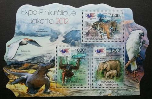 Poštovní známky SAR 2012 Výstava JAKARTA, fauna Mi# 3176-78 Kat 12€
