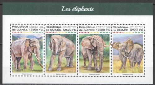 Poštovní známky Guinea 2018 Sloni Mi# 12935-38 Kat 20€