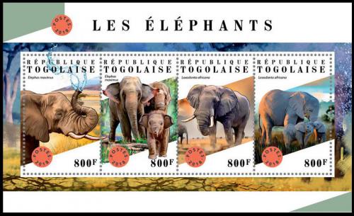 Poštovní známky Togo 2018 Sloni Mi# 9056-59 Kat 13€